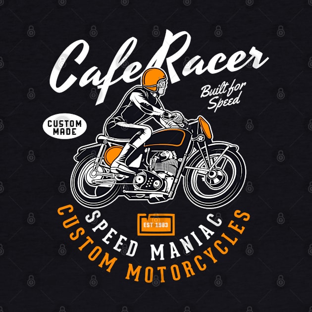 Cafe Racer Custom Motorcycles by funkymonkeytees
